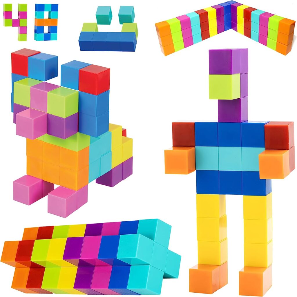 BrainSpark Colorful Digit Blocks