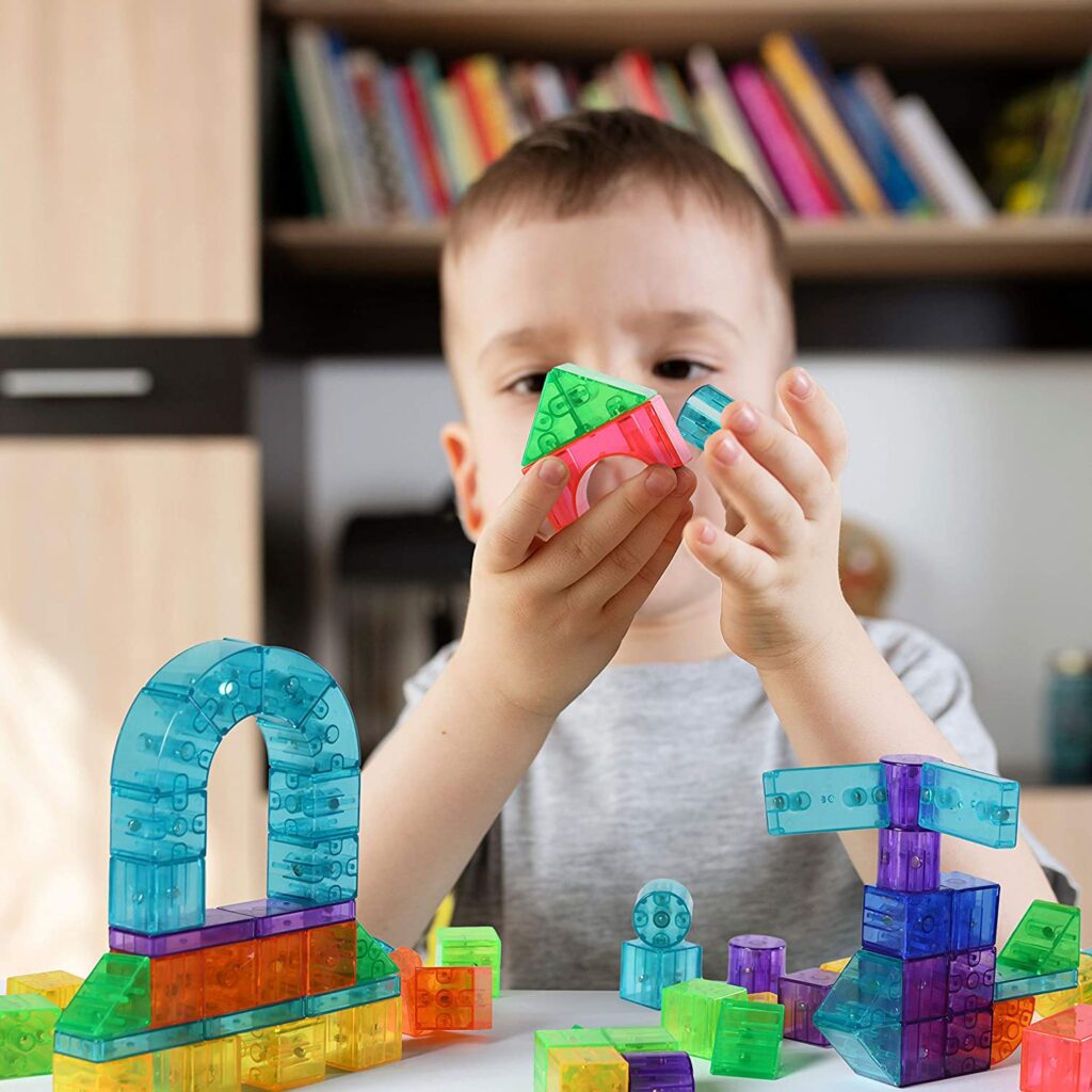 Play Brainy 101 Pieces Magnetic Building Blocks Set