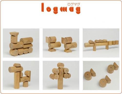 Logmag - magnets and Japanese cedar