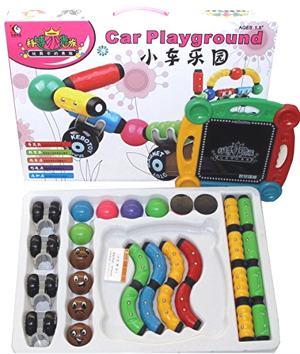 Kebotoy - Car Playground - Magnetic Building Set For Toddlers