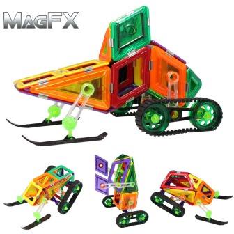 Skis in Chinese Magformers - MagFX Building Kit