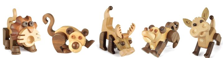 My Zoo - Korean Magnetic Animals Made Of Precious Woods