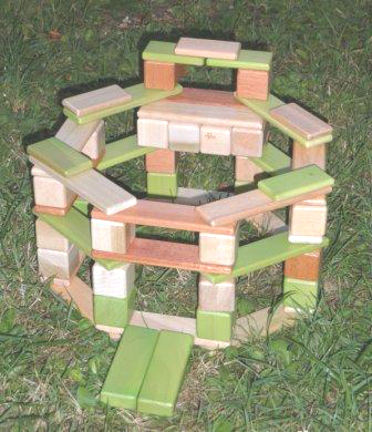 Arena Made From Tegu Blocks