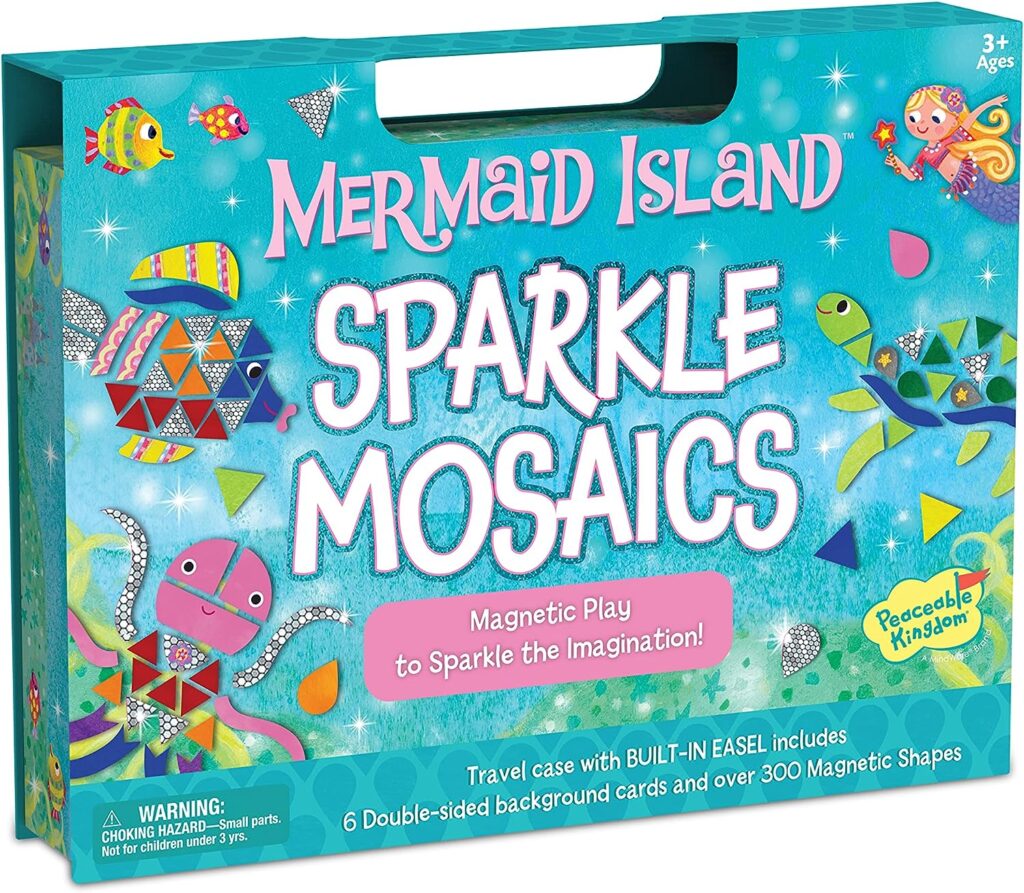 Peaceable Kingdom Mermaid Island Mosaics - Box