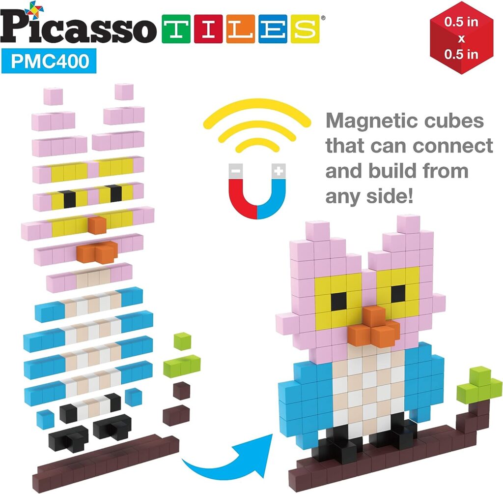 PicassoTiles Pixel Cube Size