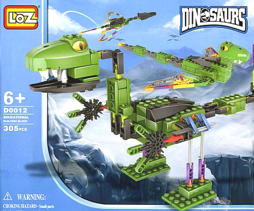 LOZ DINOSAUR BUILDING SET LOZ0012