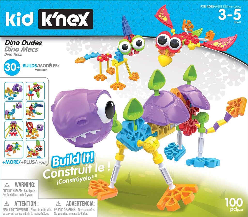 Kid K'NEX Dino Dudes Set - Box