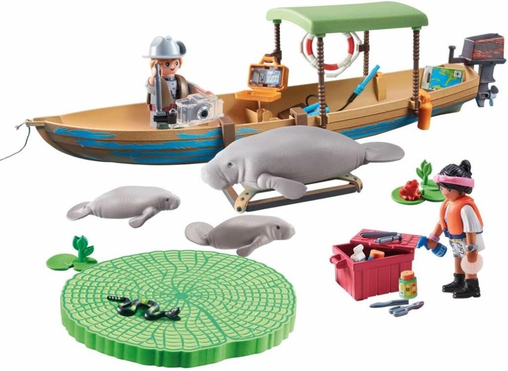 Playmobil Wiltopia Boat Trip To The Manatees